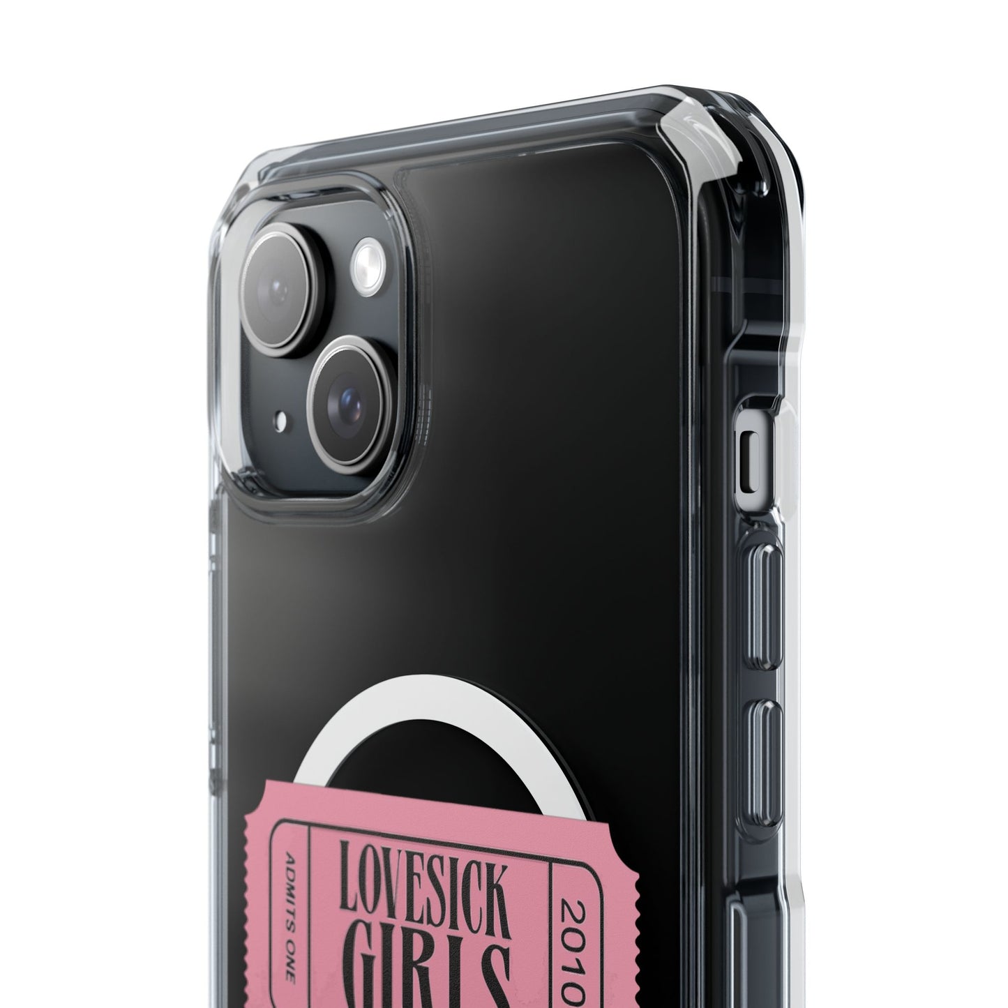 Lovesick Girls Ticket - Magnetic Clear Impact Case