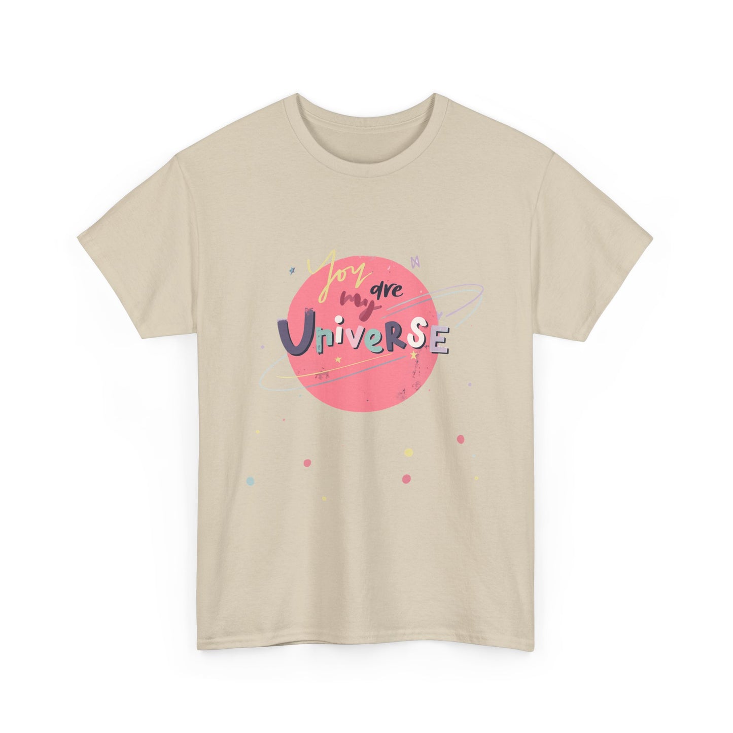 Pastel Planet & Universe Unisex Cotton Tee