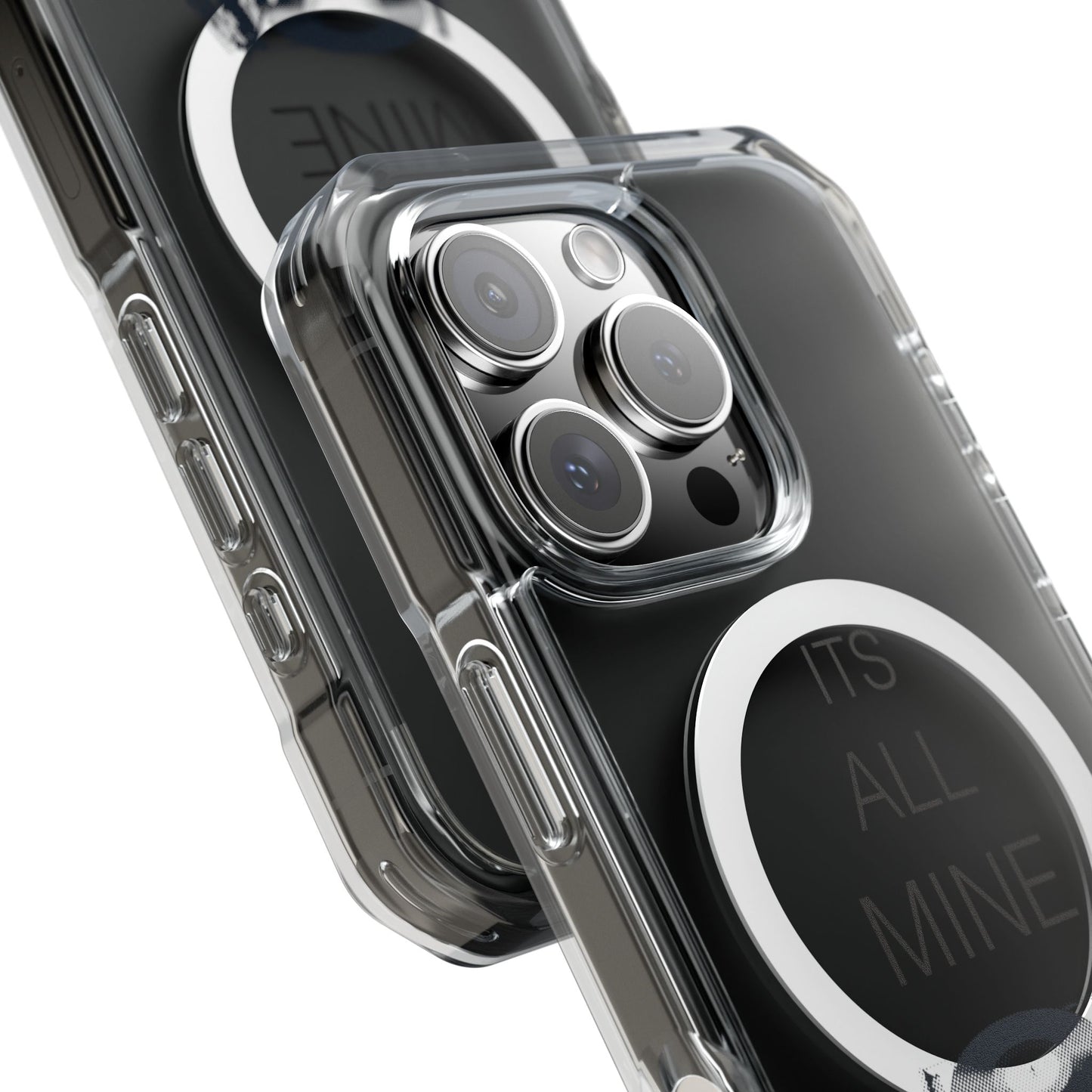 Spin It Retro Magnetic clear Impact Case