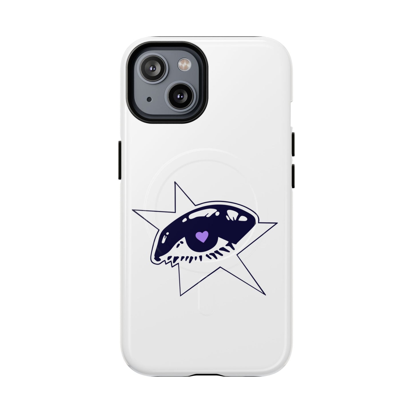 Purple Starry Eye Tough Magnetic phone case