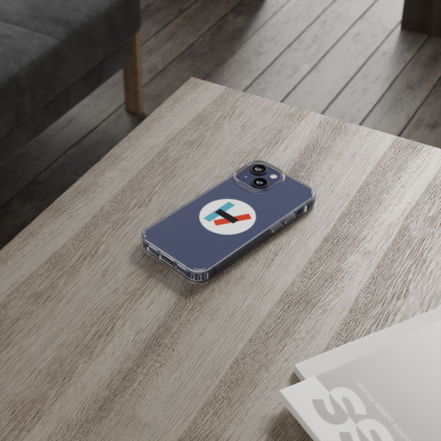 Circle Flame Clear Case