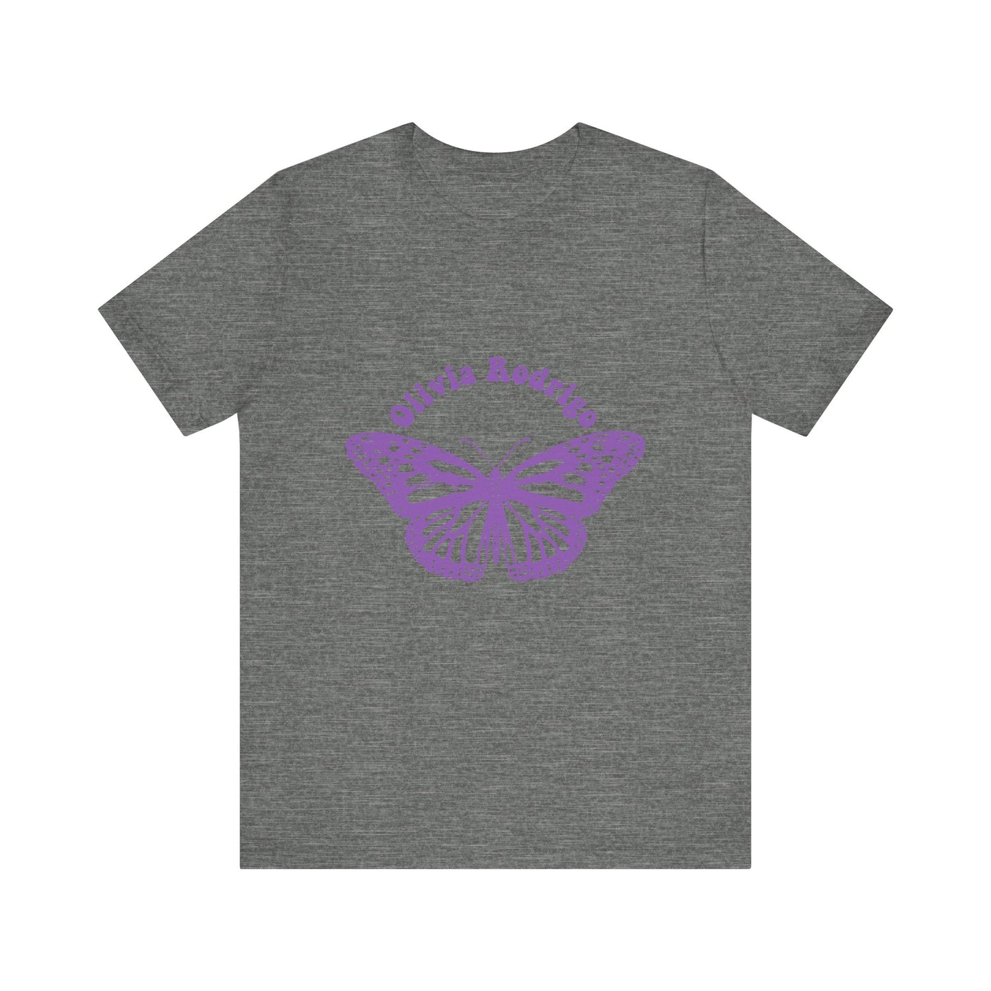 Olivia Rodrigo Unisex Jersey Short Sleeve Tee - With Butterfly