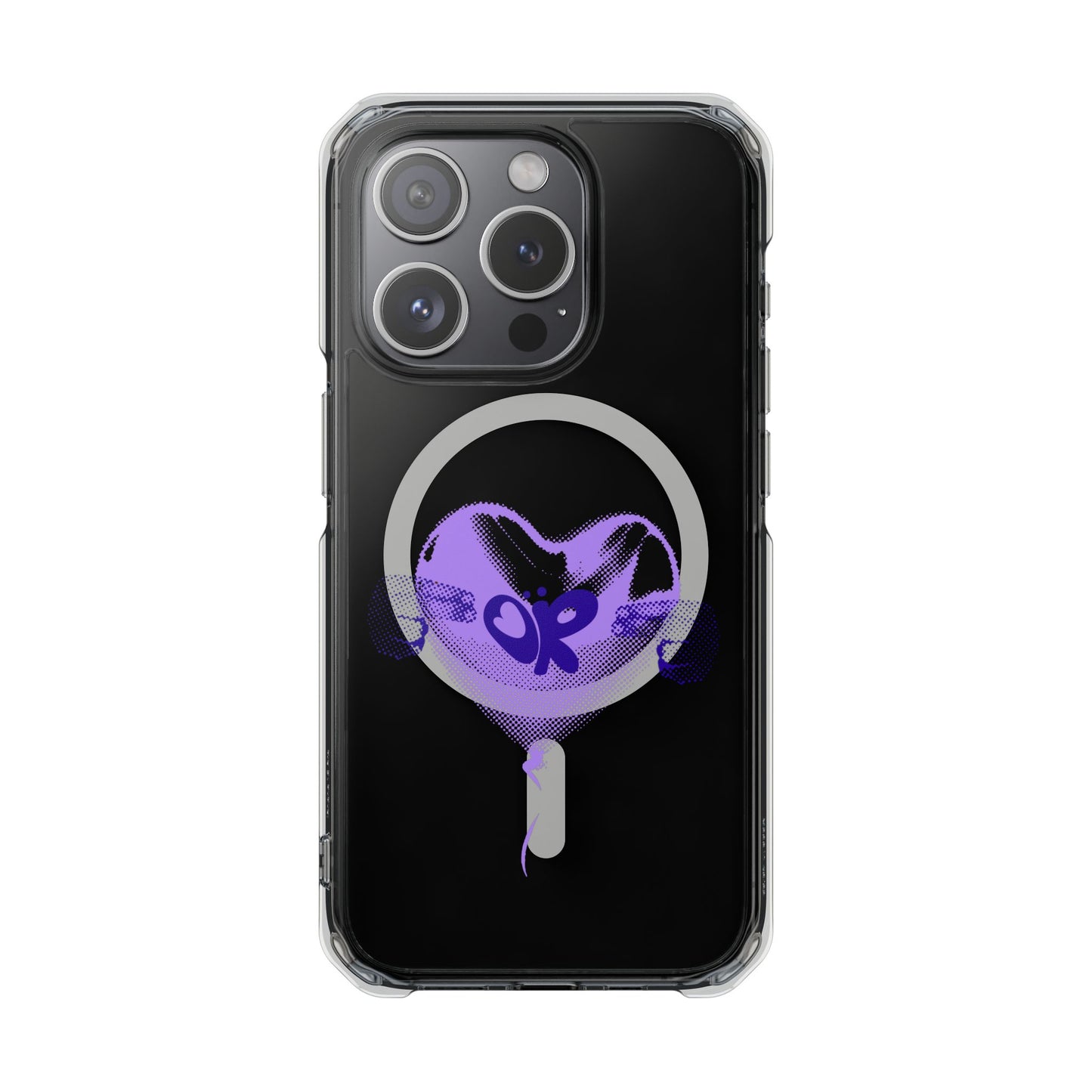 Heart Balloon OR Pop Art Magnetic Clear Impact Case