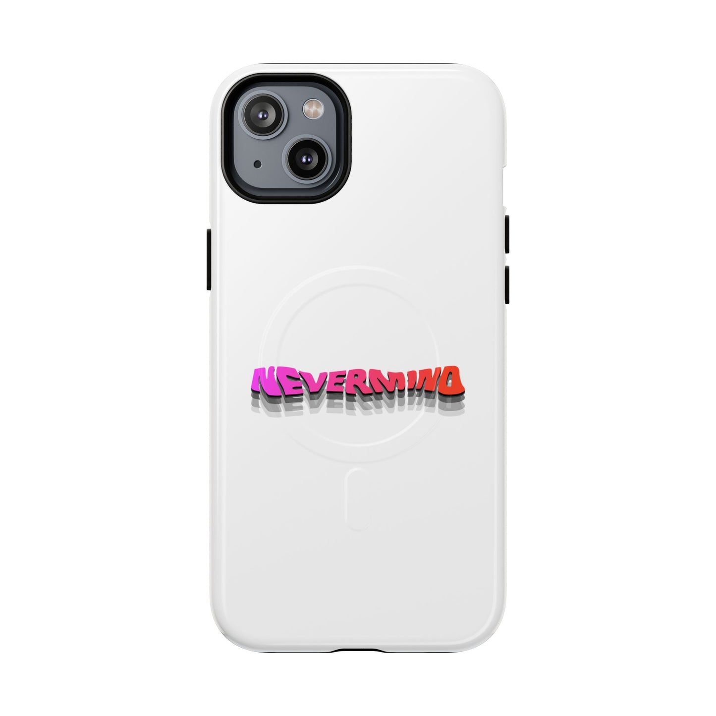 Wavy Groovy Typography Tough Magnetic Case