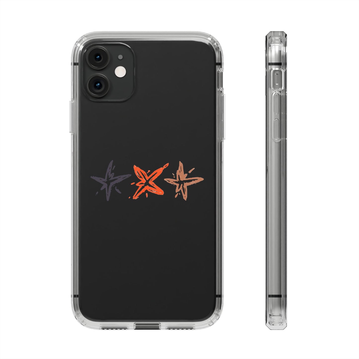 Starlit Threads Clear Cases