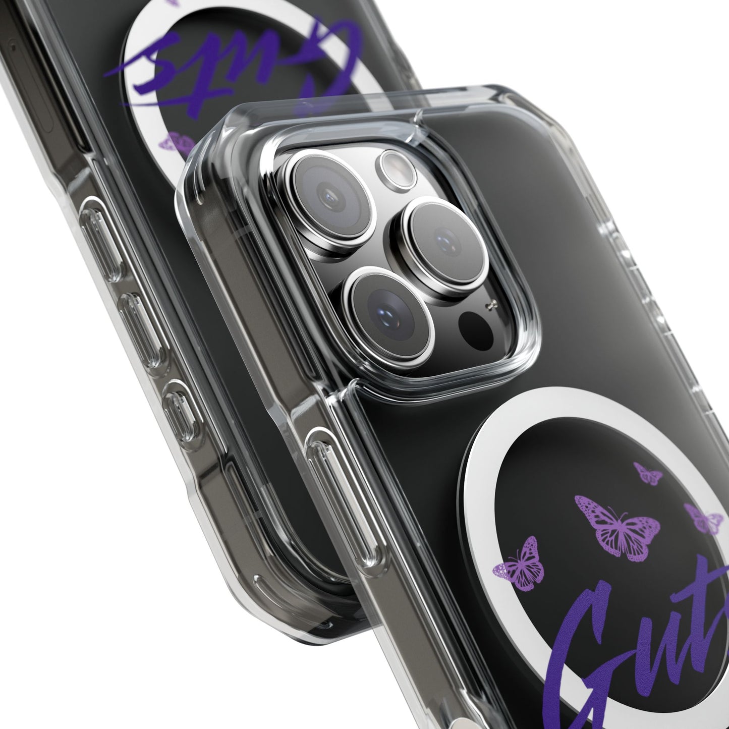 Guts & Butterflies Magnetic Clear Impact Case