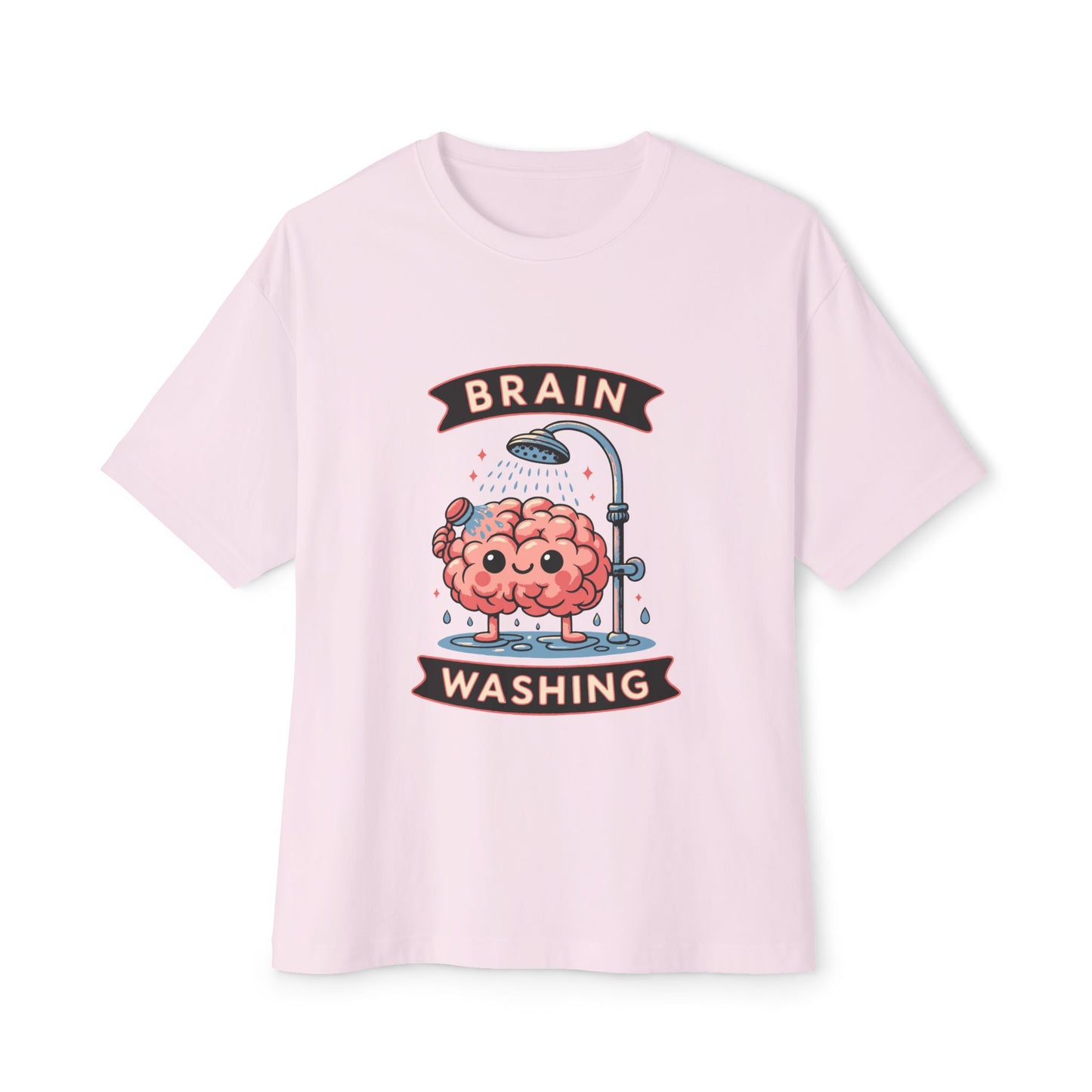 Oversized boxy Tee – Snazzy Brain washing Edition