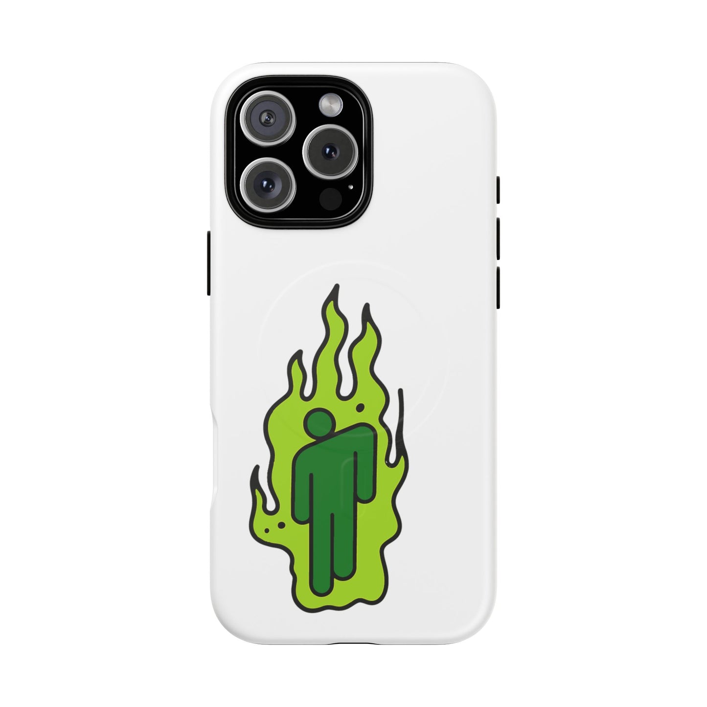 Green Flame Icon Tough Magnetic Case