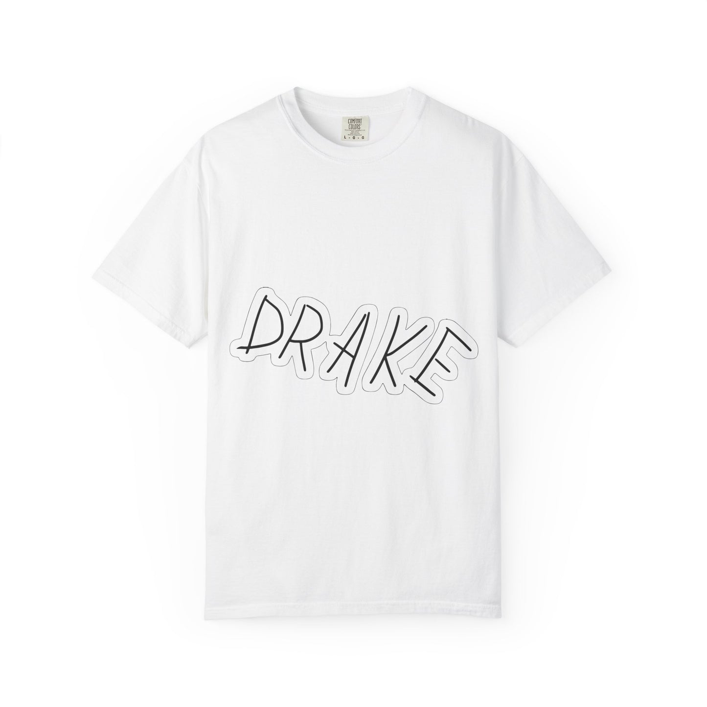 Dra-ke Graffiti Script Dyed Tshirt