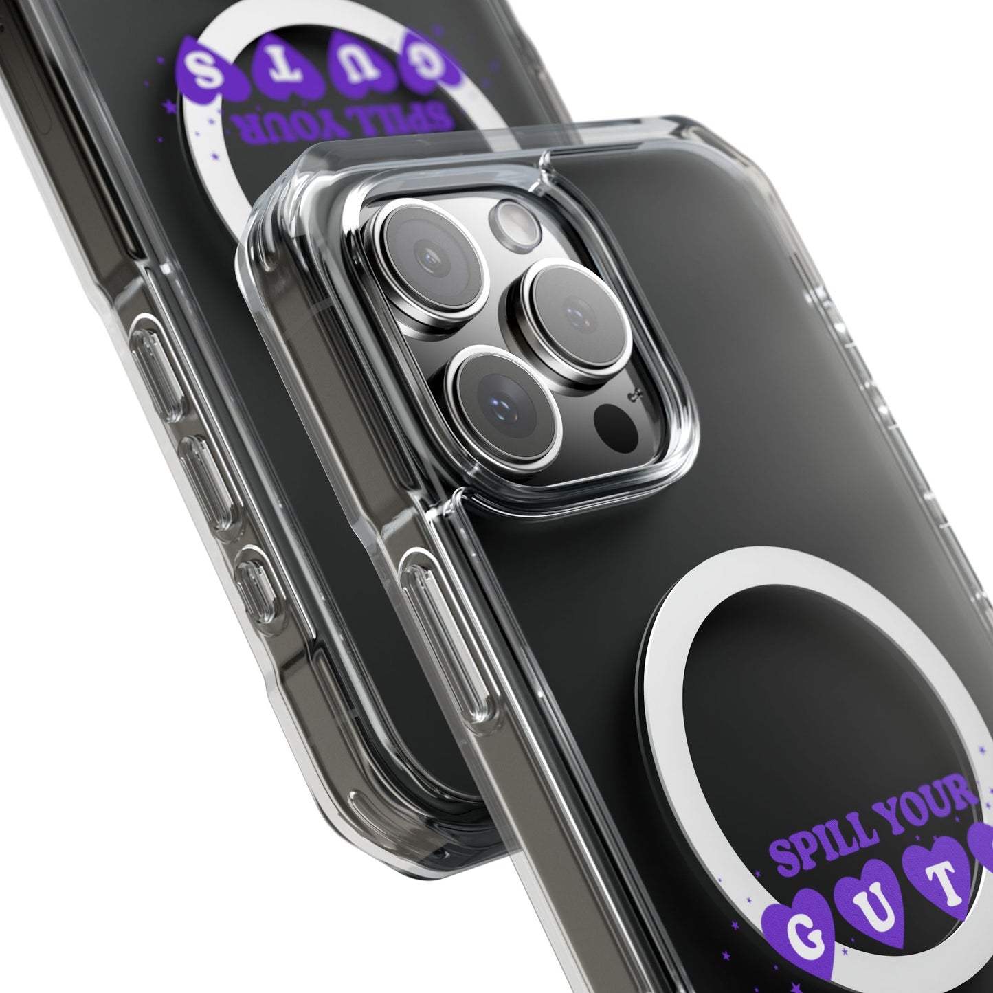 Spill Your Guts Heart Magnetic Clear Impact Case