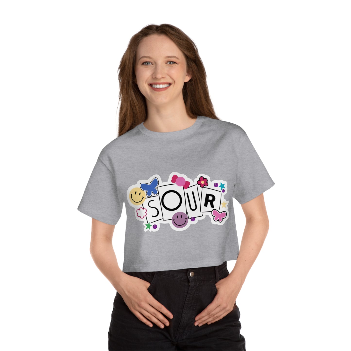 Olivia Rodrigo Women's Cropped t-shirt - Sour
