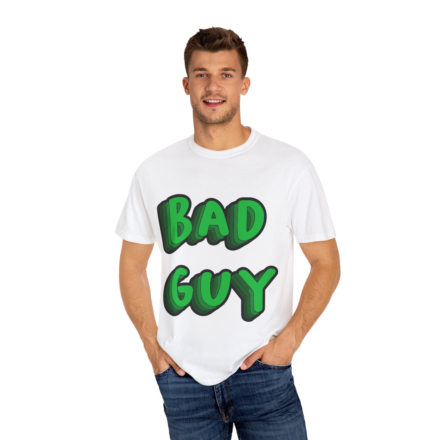 Bold 3D Bad Mood Unisex Dyed T-shirt