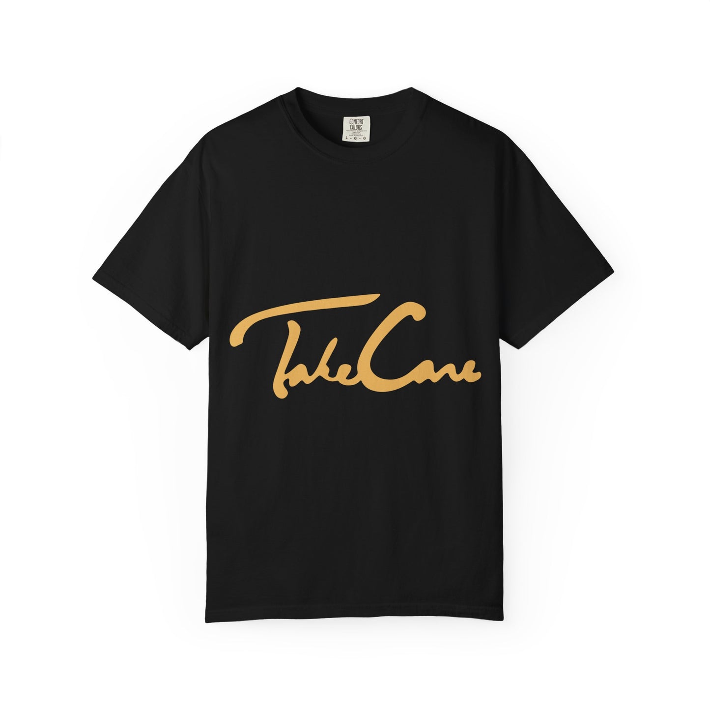 Take Care Gold Script Dyed Tshirt