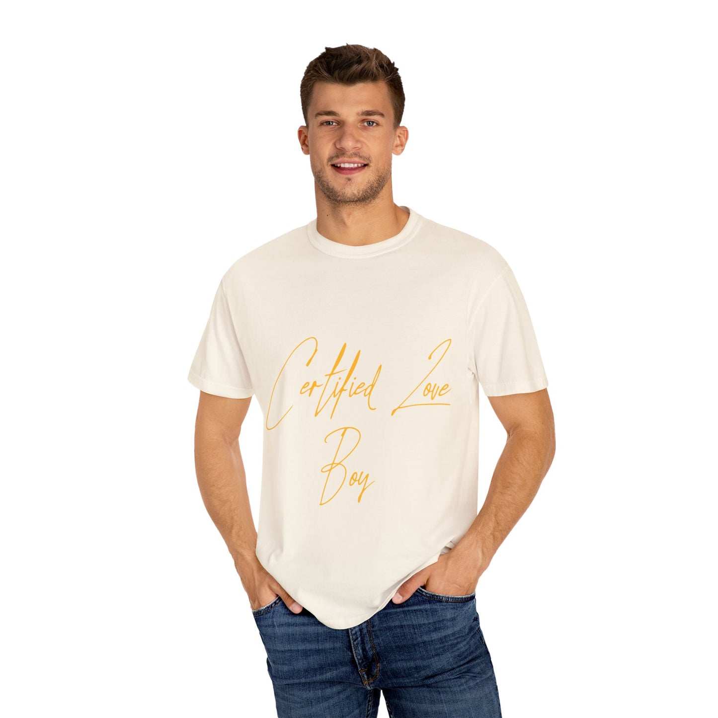 Certified Lover Boy Script Dyed Tshirt