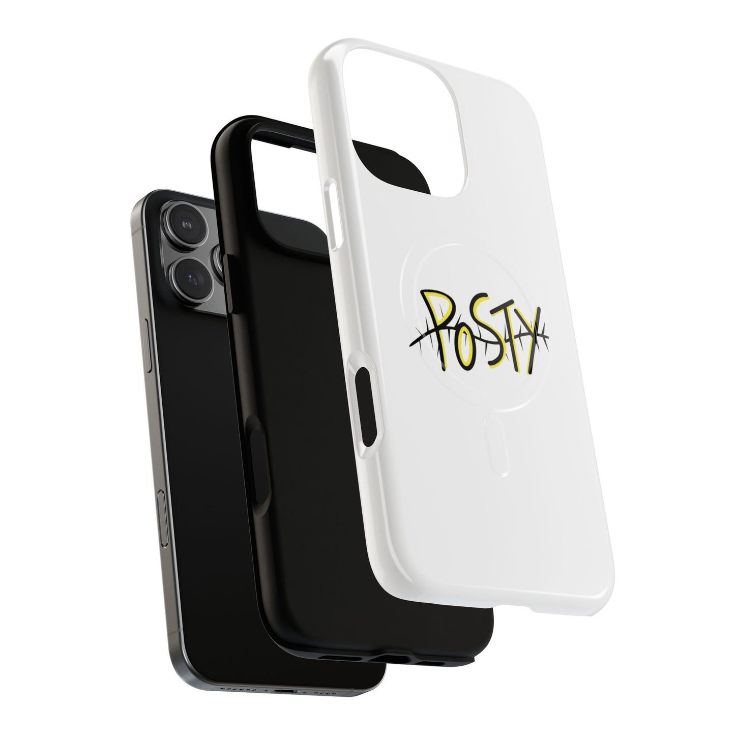 Abstract Black Barbed Wire Tough Magnetic Case