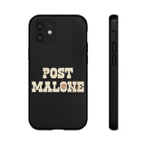 Tough iPhone Case (12–16 Pro Max) – Post Malone Bold Design
