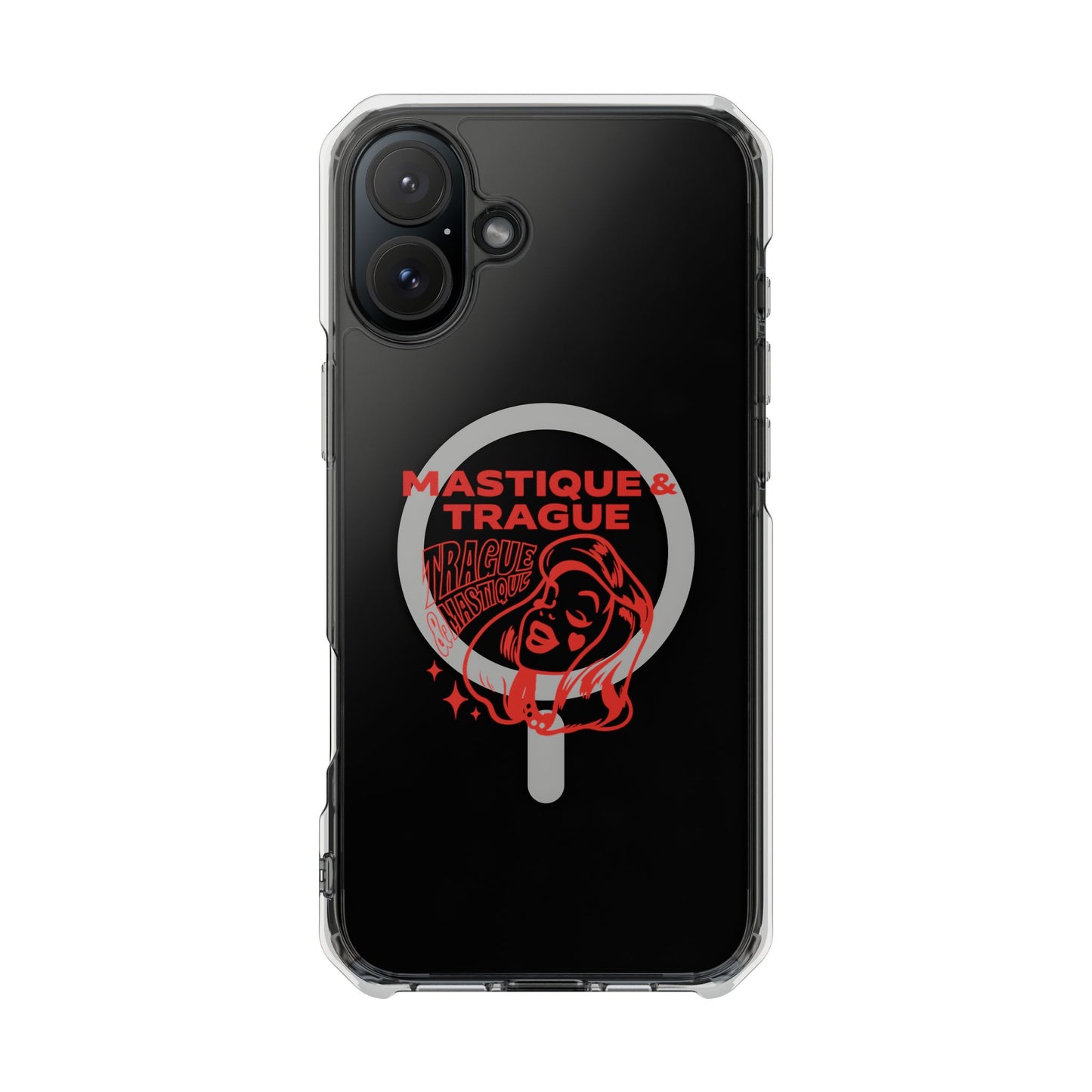 Fierce Femme in Red Clear Impact case