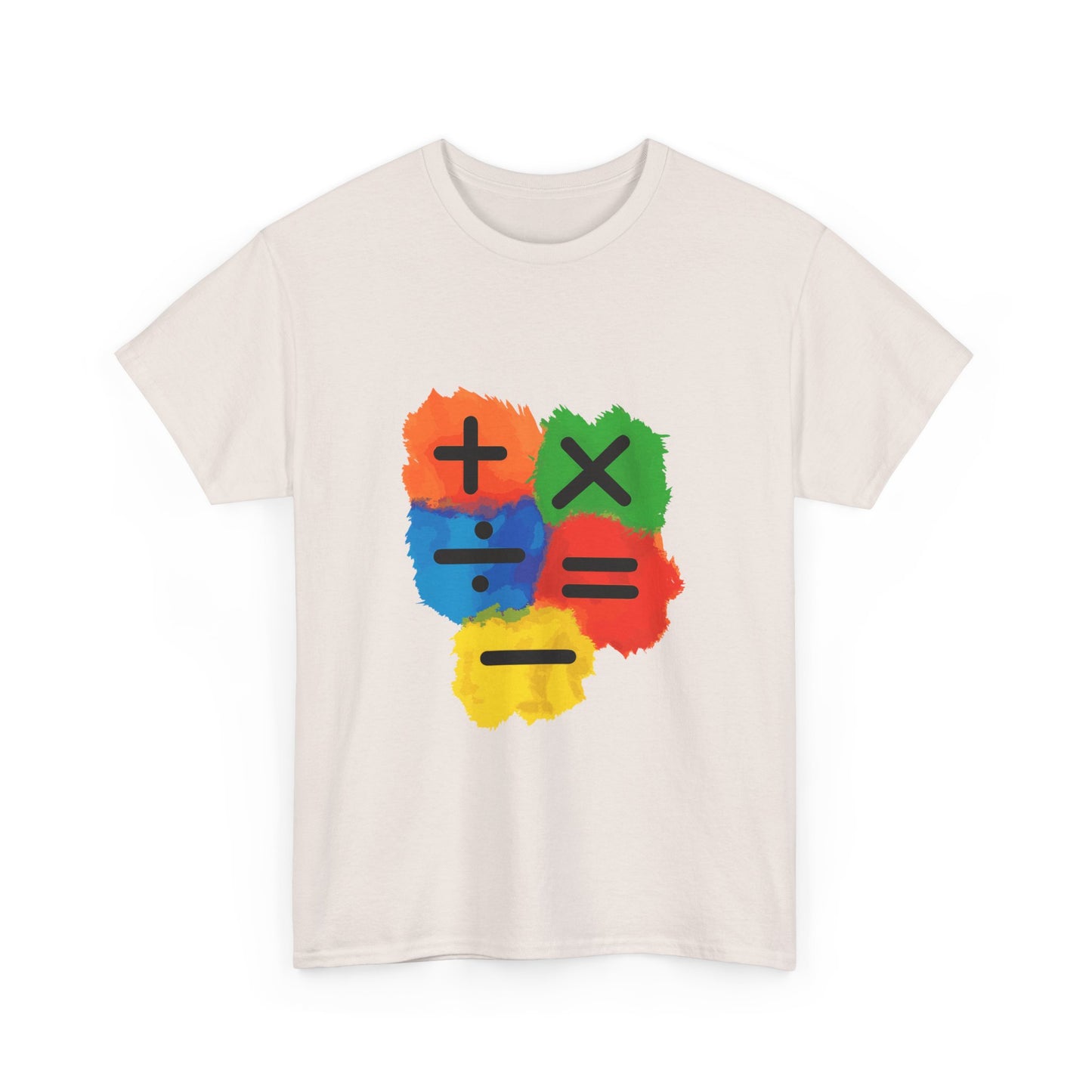 Orange Equals Symbol Unisex Heavy Cotton Tee