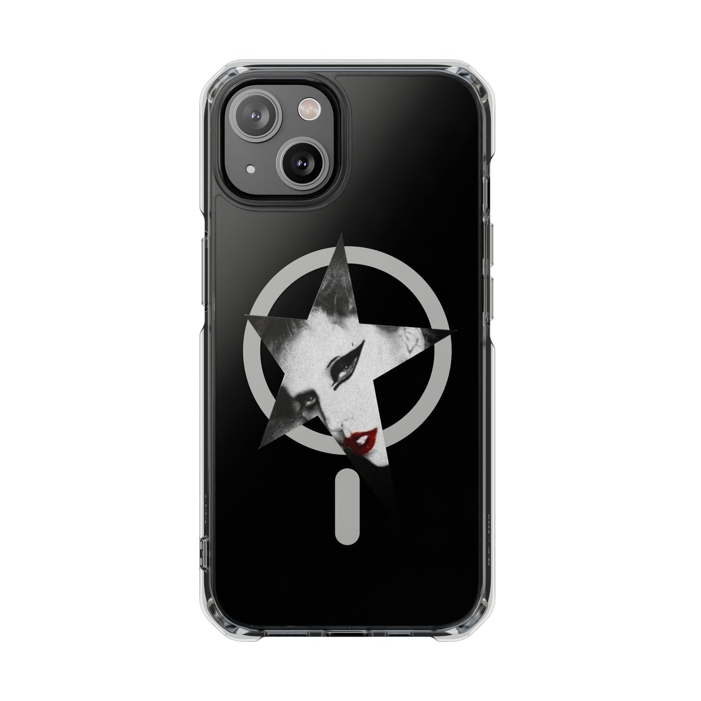 Born This Way Star Face Magnetic clear case