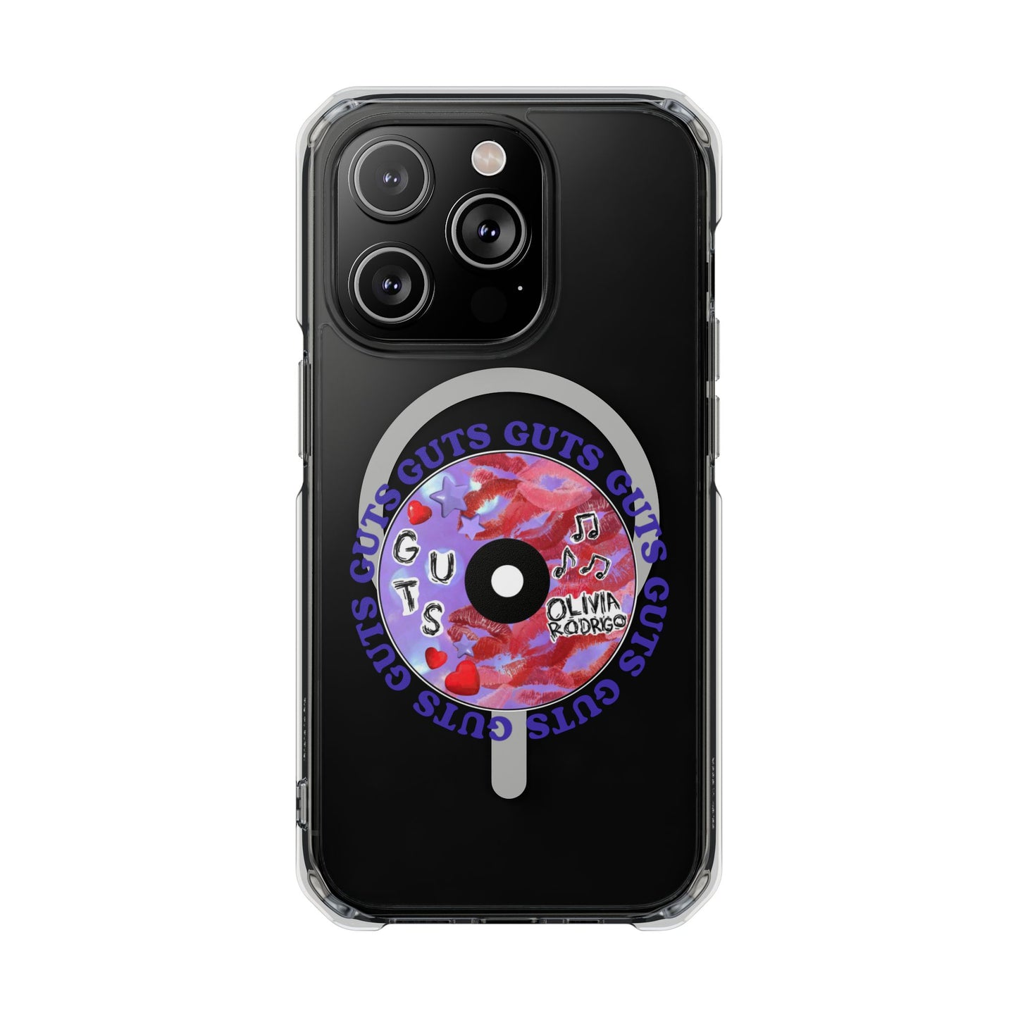 Guts Album Art CD Magnetic Clear Impact Case