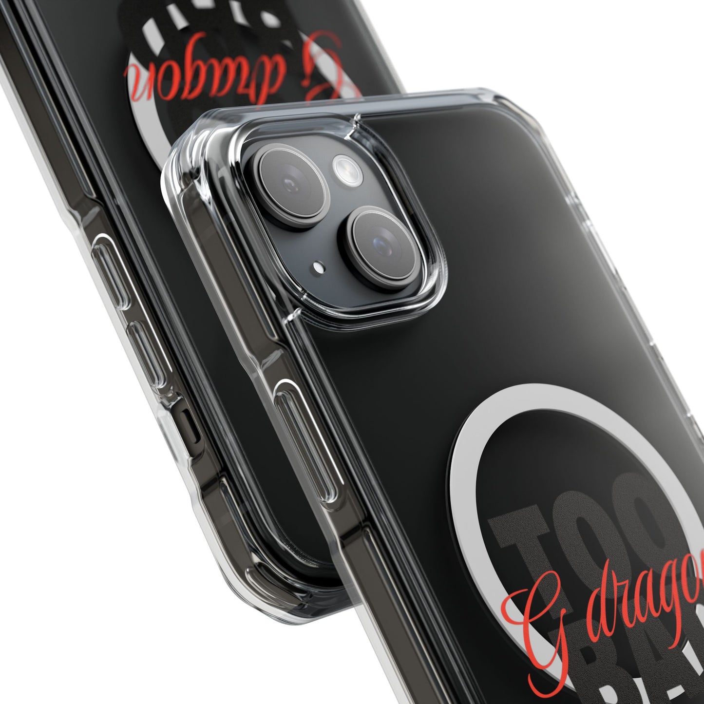 Signature Flame Script Magnetic Clear Impact Case