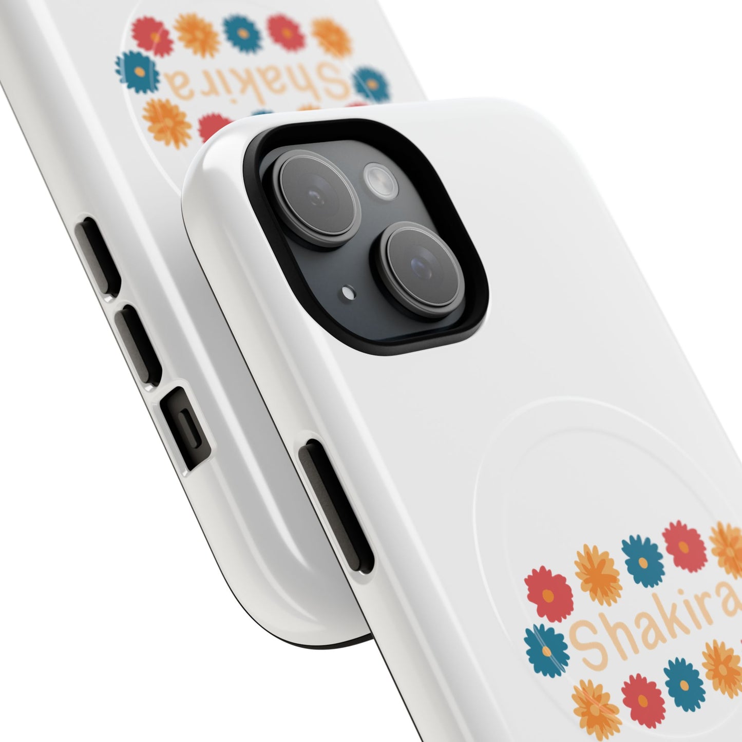 Retro Floral Groove Tough Magnetic case