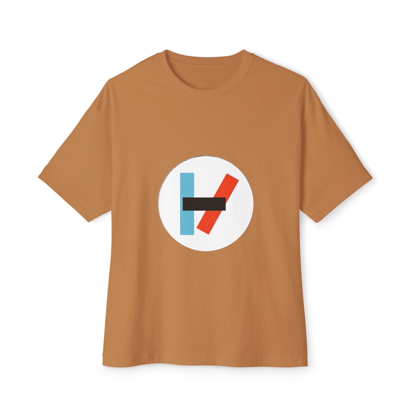 Circle Flame Unisex Oversized Boxy Tee