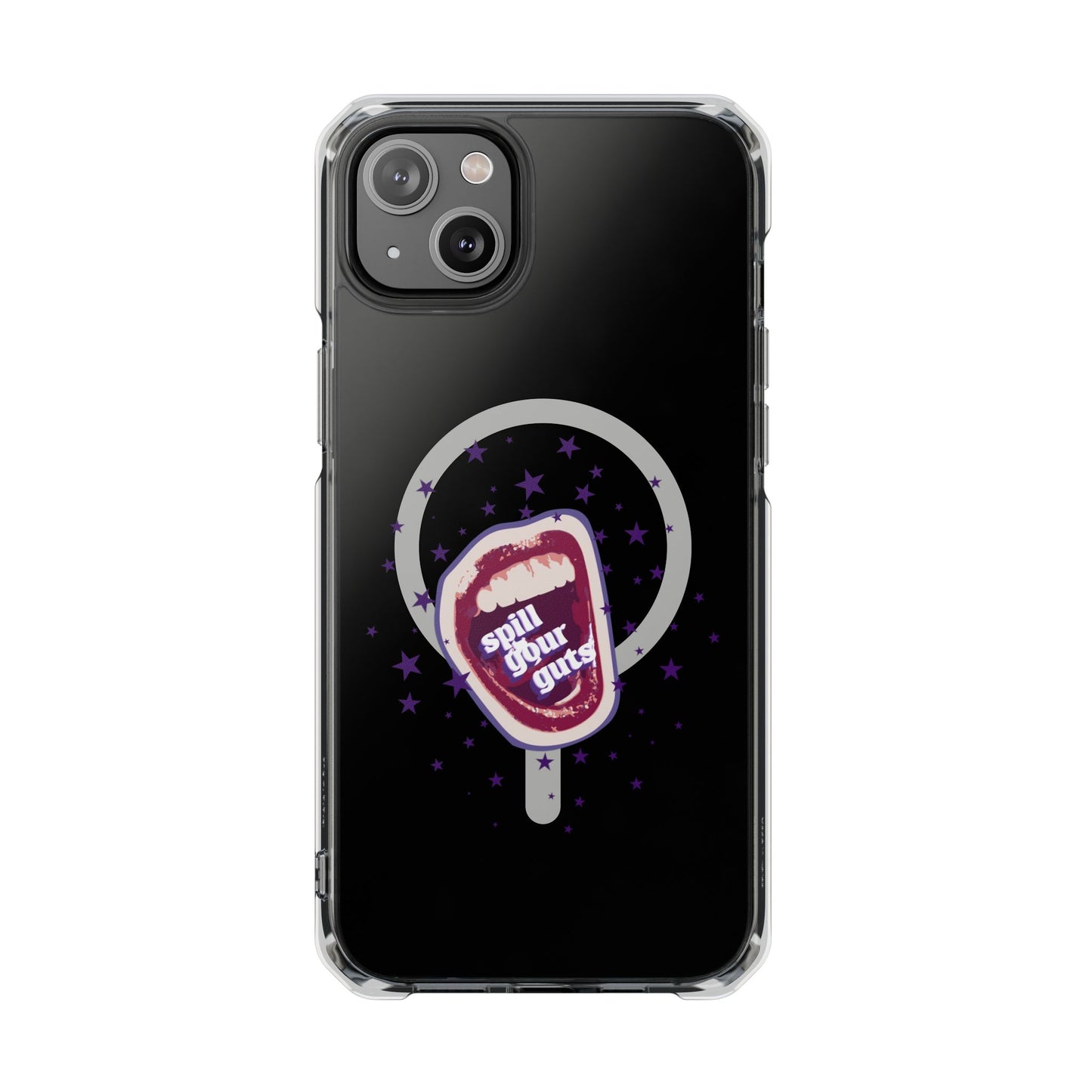 Spill Your Guts Scream Magnetic Clear Impact Case