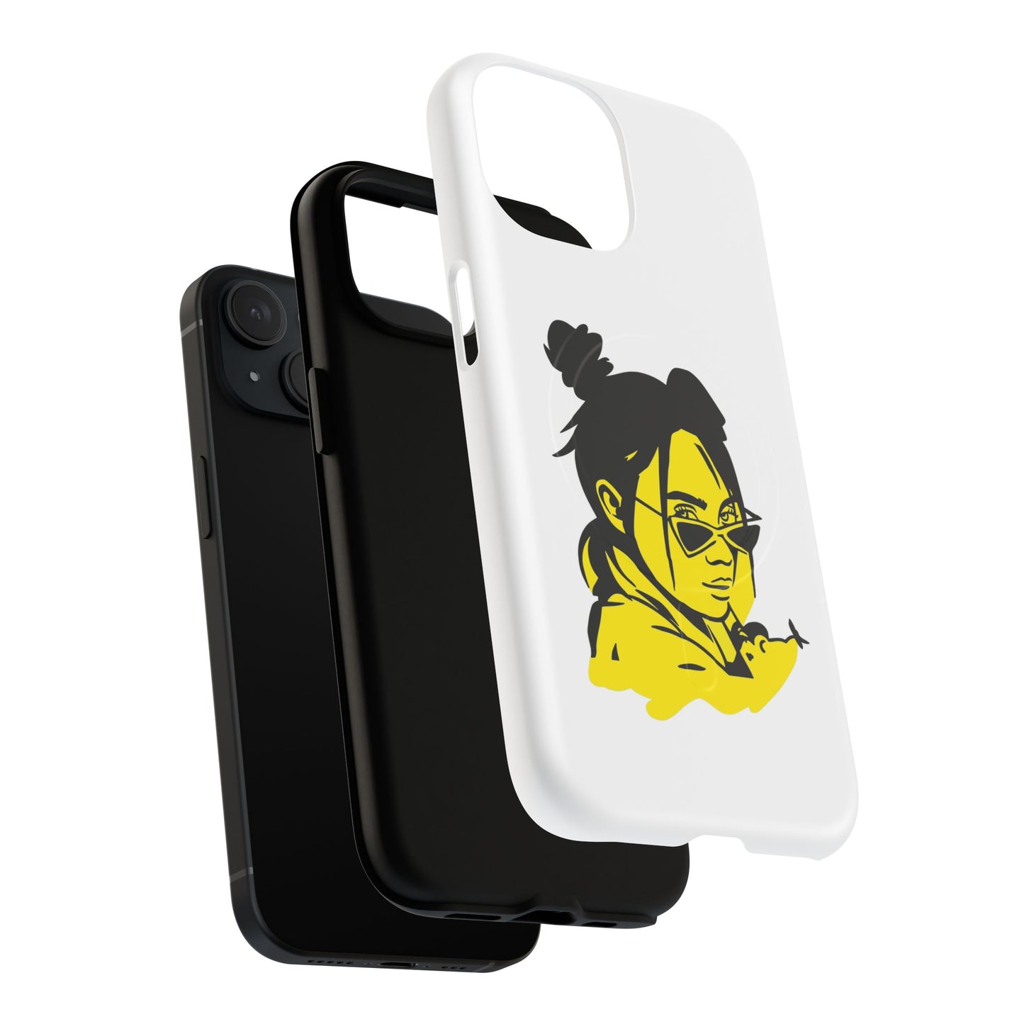 Neon Mood Portrait Tough Magnetic Case