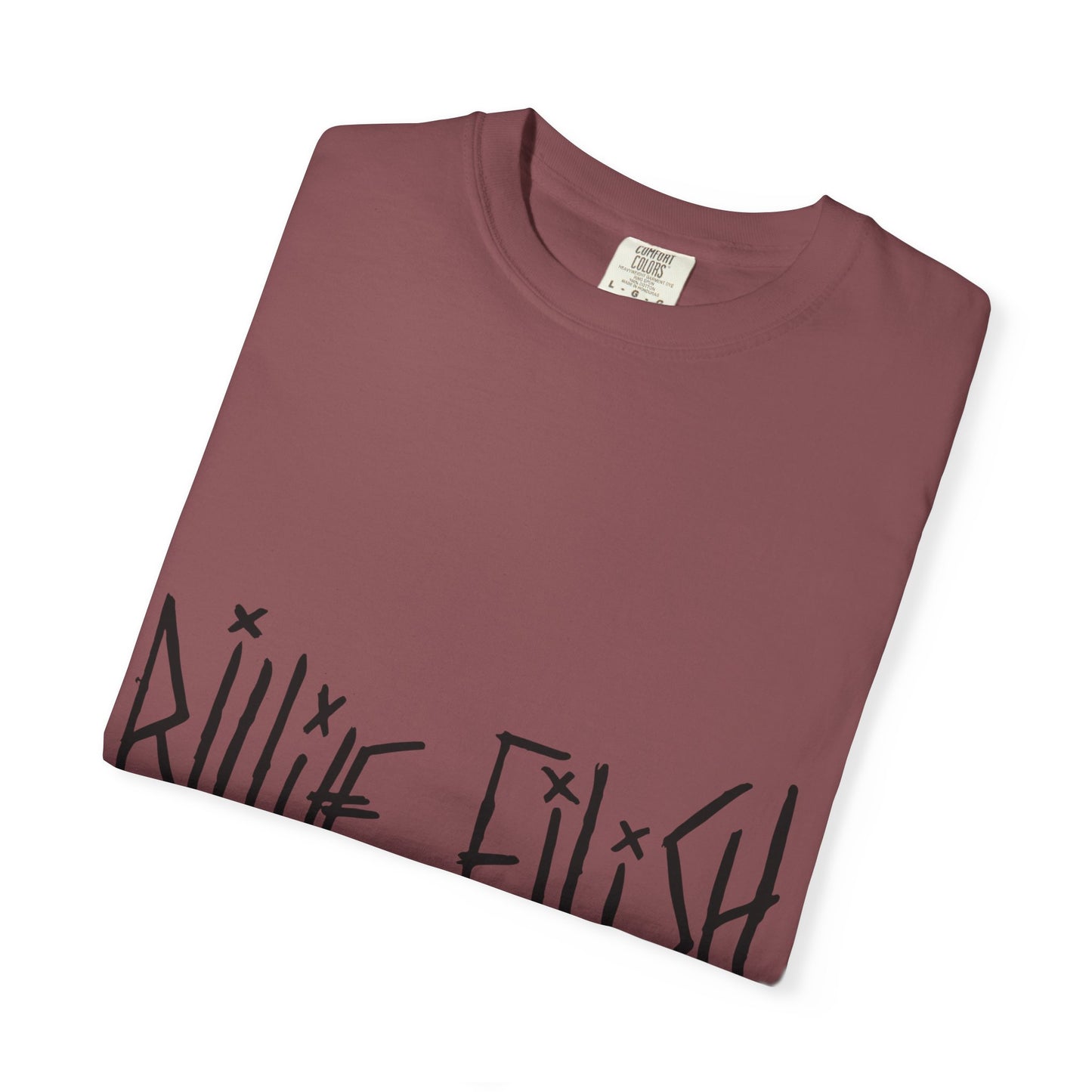 Twisted Ink Font Unisex Dyed T-shirt