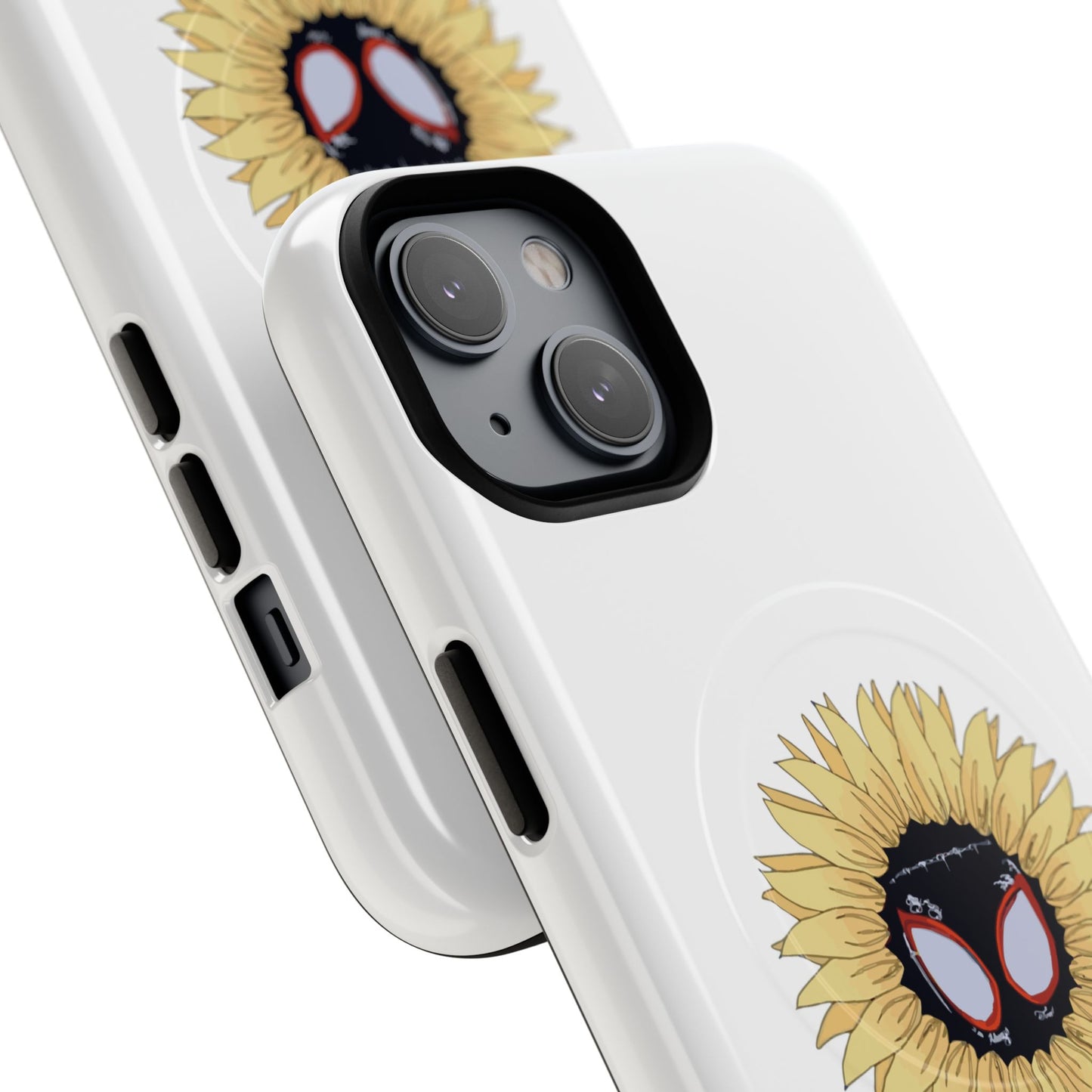 Sunflower Mask Illustration Tough Magnetic Case