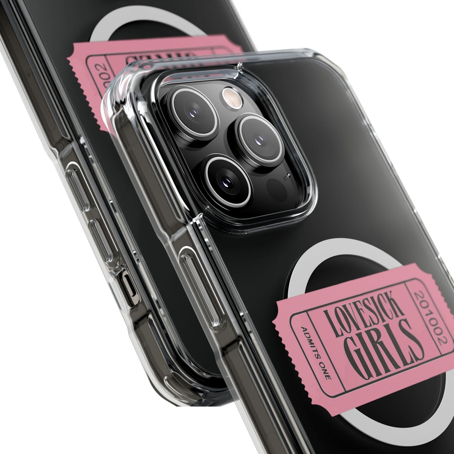 Lovesick Girls Ticket - Magnetic Clear Impact Case