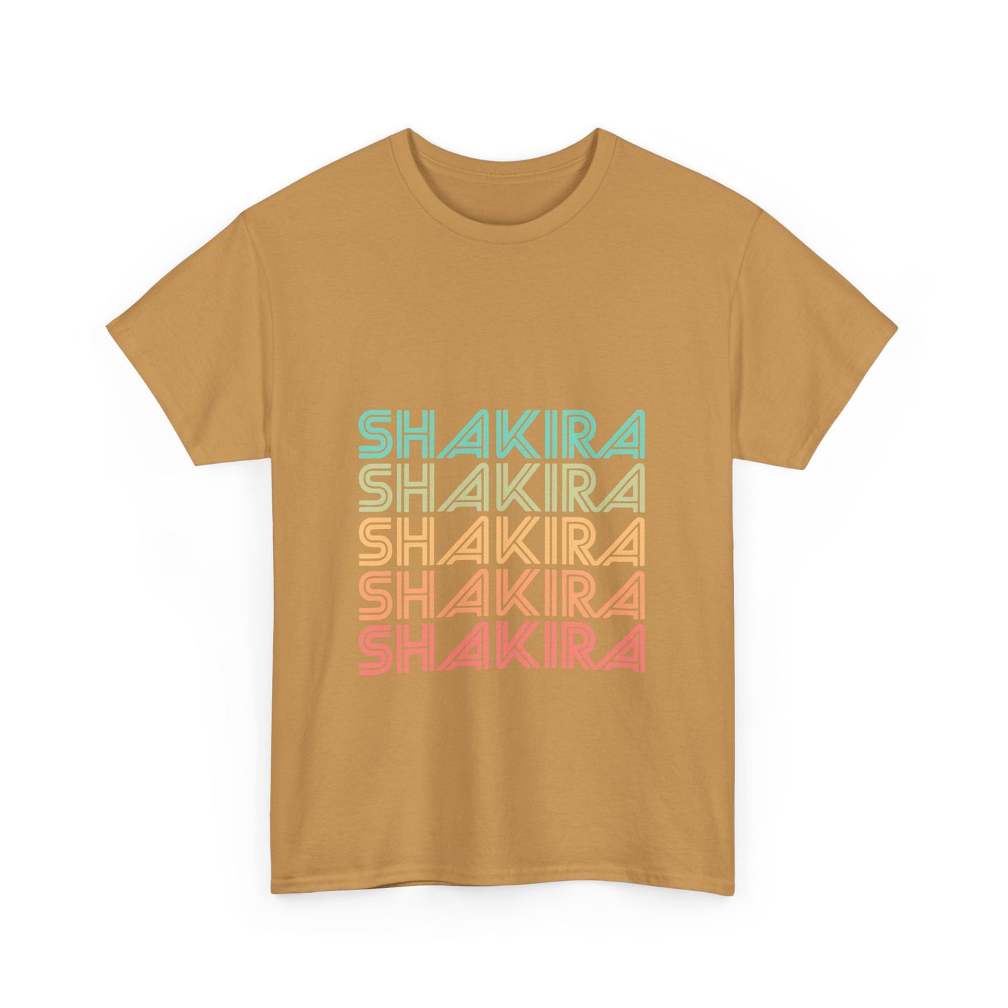 Retro Pop Lines Unisex Heavy cotton tee