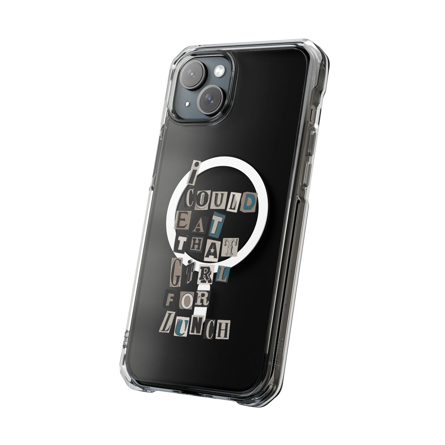 Mixed Message Collage Magnetic Clear Impact Case
