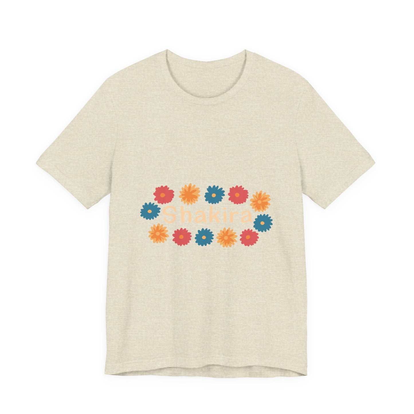 Retro Floral Groove Unisex jersey short sleeve tee