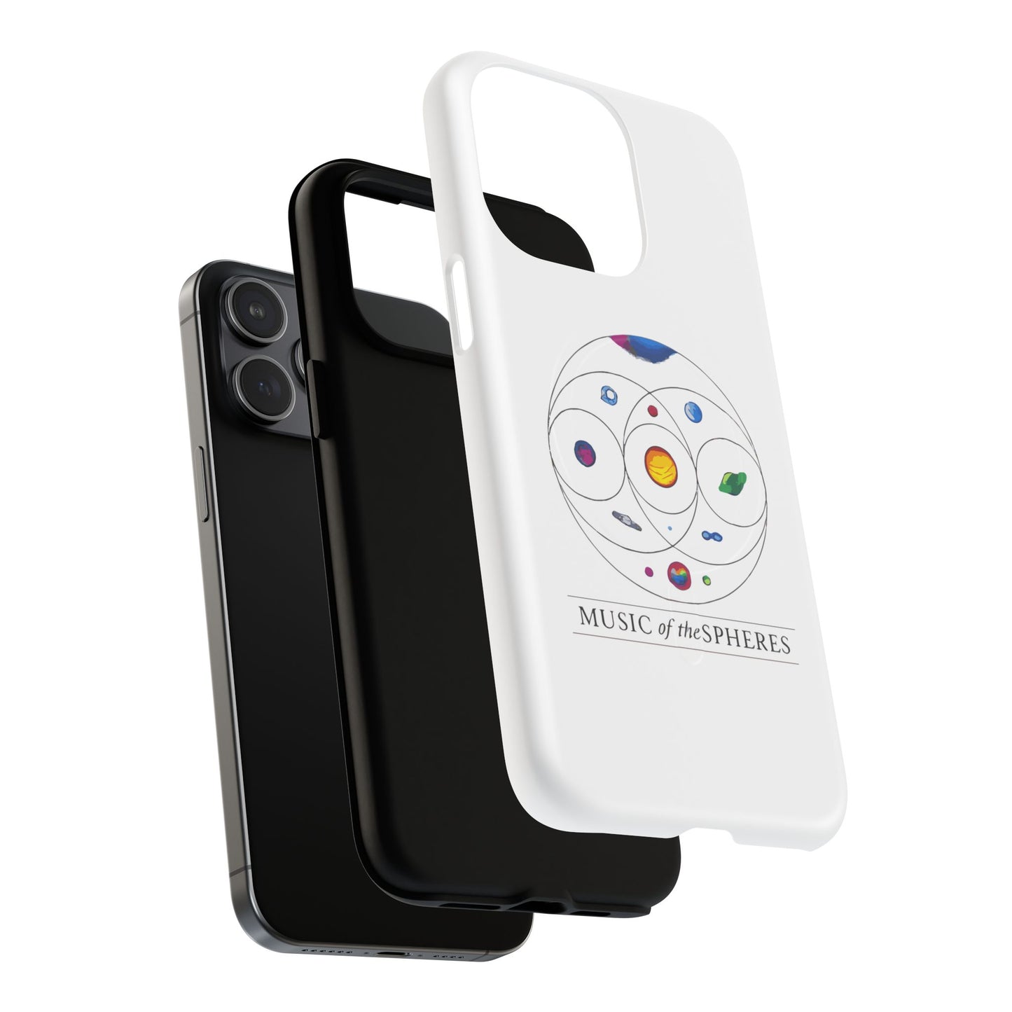 Colorful Planetary Orbit Diagram Tough Magnetic Case