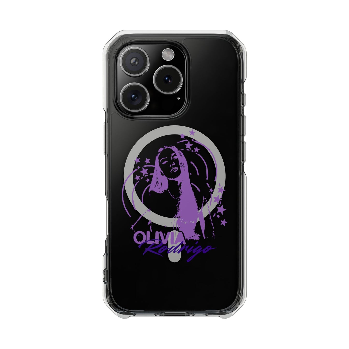 Olivia Rodrigo Star Portrait Magnetic Clear Impact Case