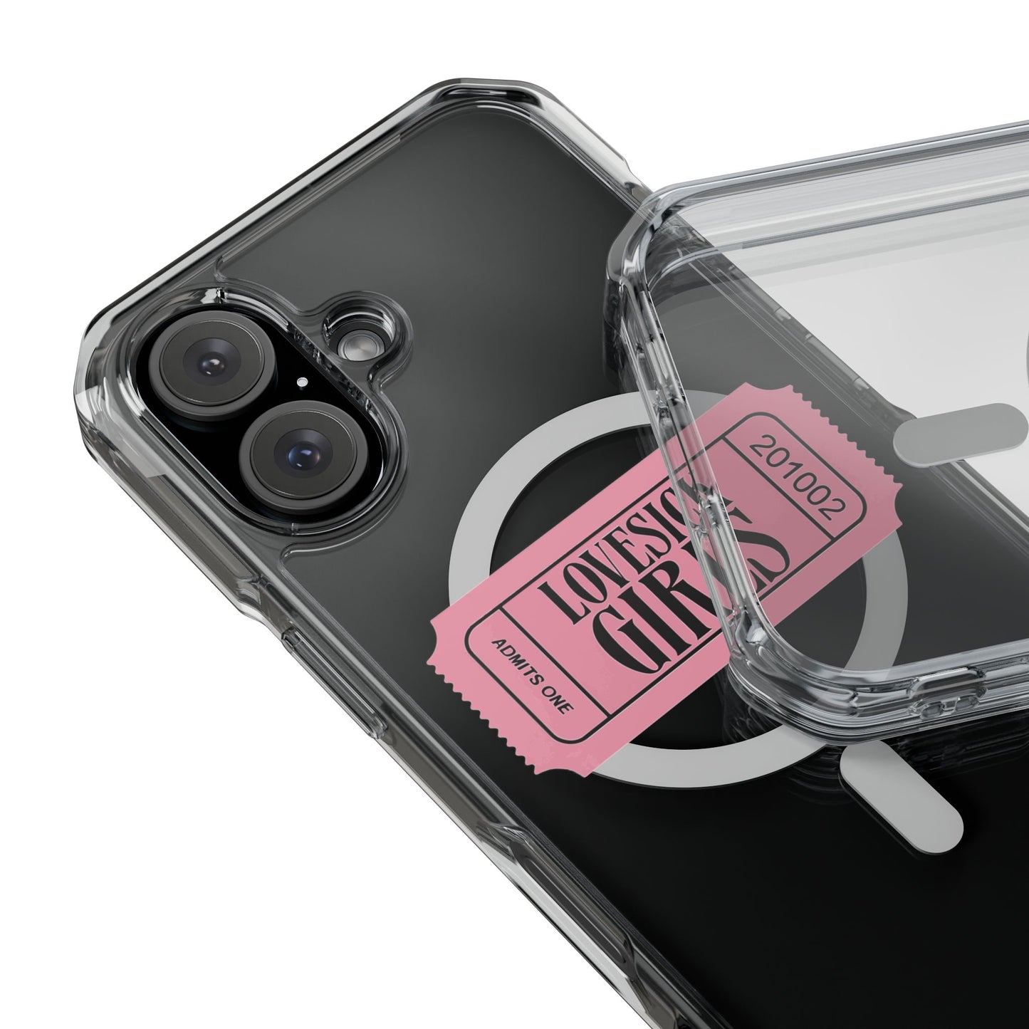 Lovesick Girls Ticket - Magnetic Clear Impact Case