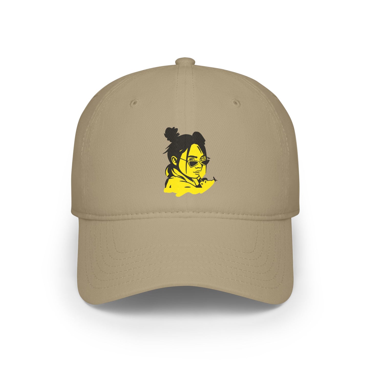 Neon Mood Portrait Baseball Cap