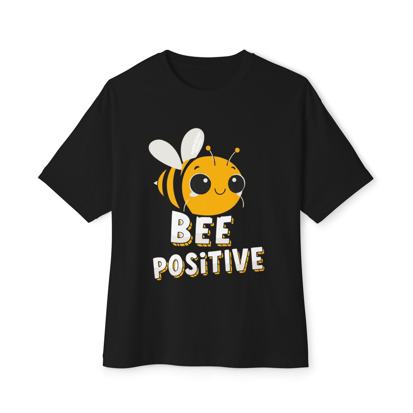 Oversized boxy Tee – Snazzy Bee positive Edition