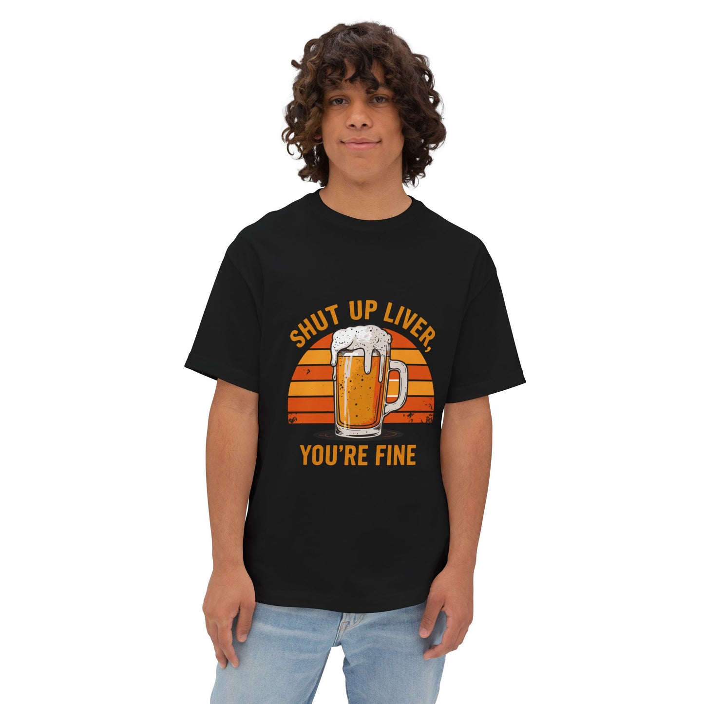 Oversized boxy Tee – Snazzy You're fine Edition