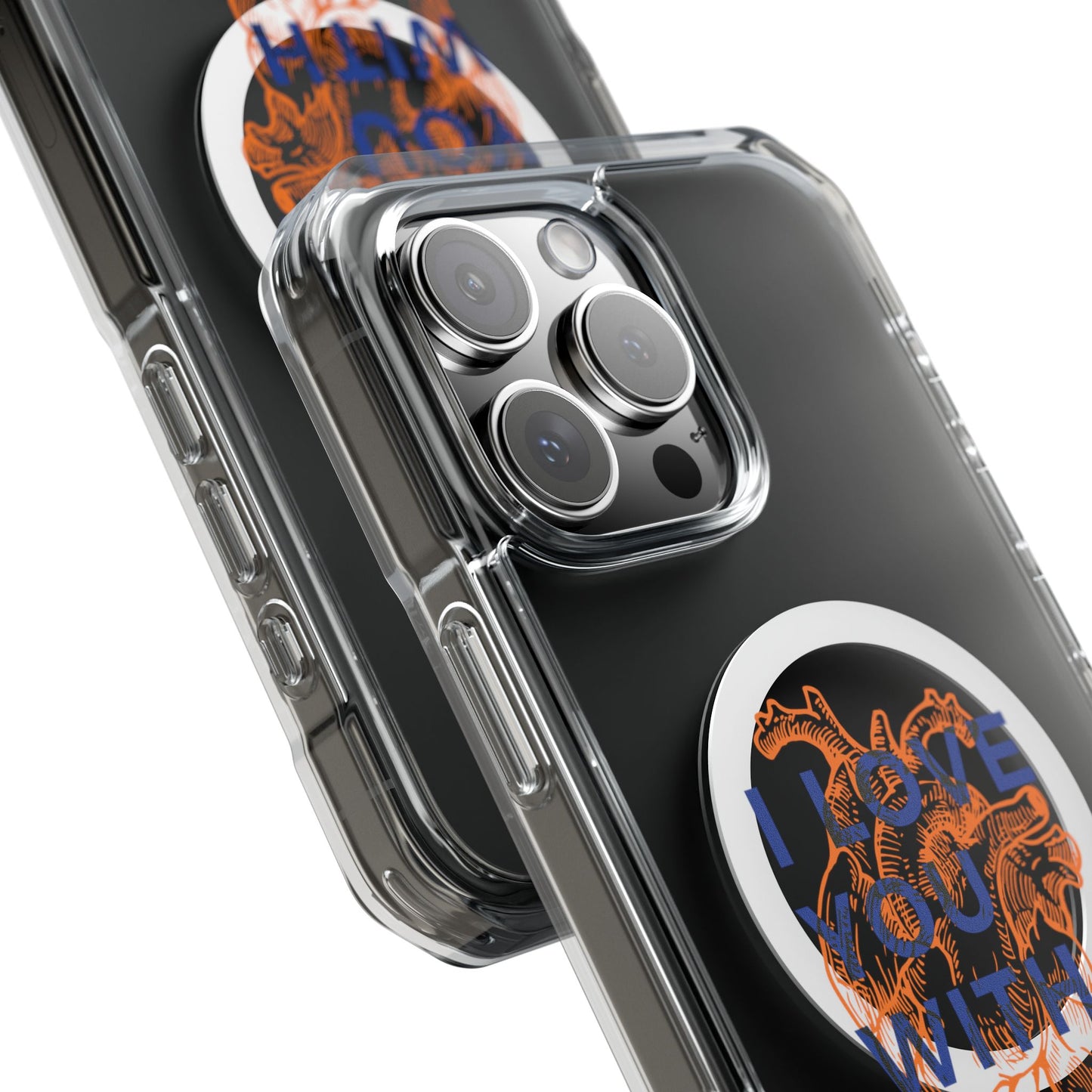 All My Heart Anatomical Art Magnetic Clear Impact case