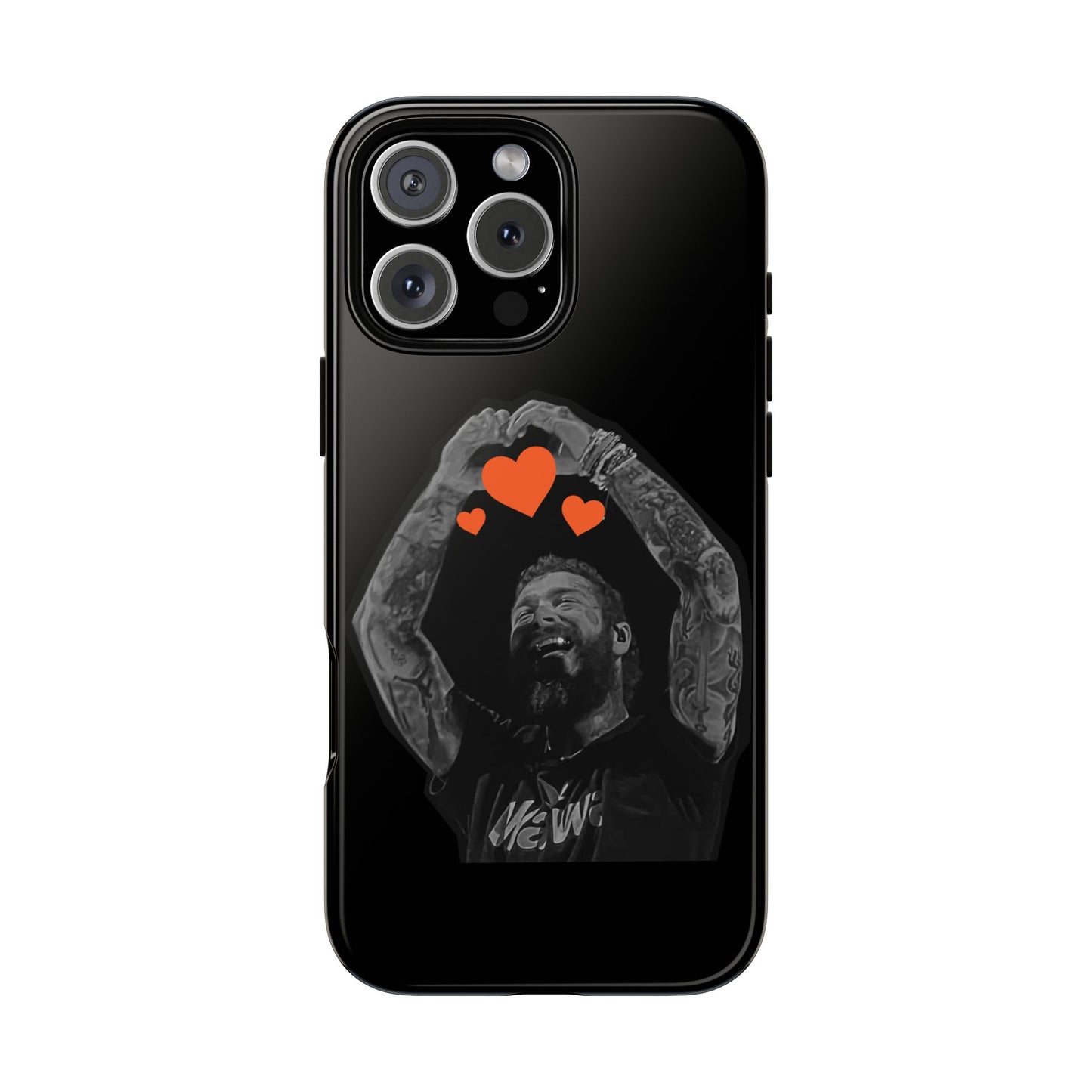 Tough iPhone Case (12–16 Pro Max) – Post Malone Heartfelt Wishes