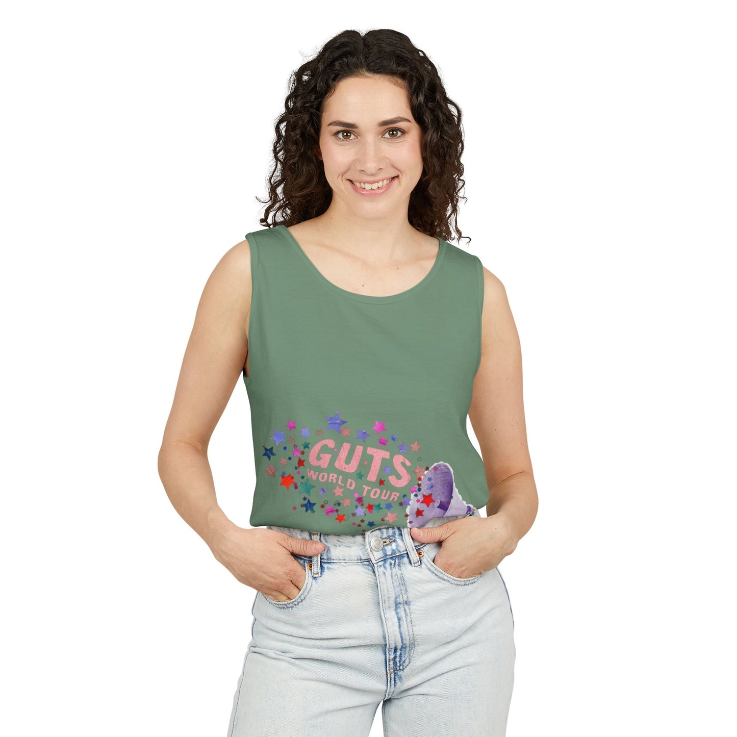 Guts World Tour Megaphone-Dyed Tank Top