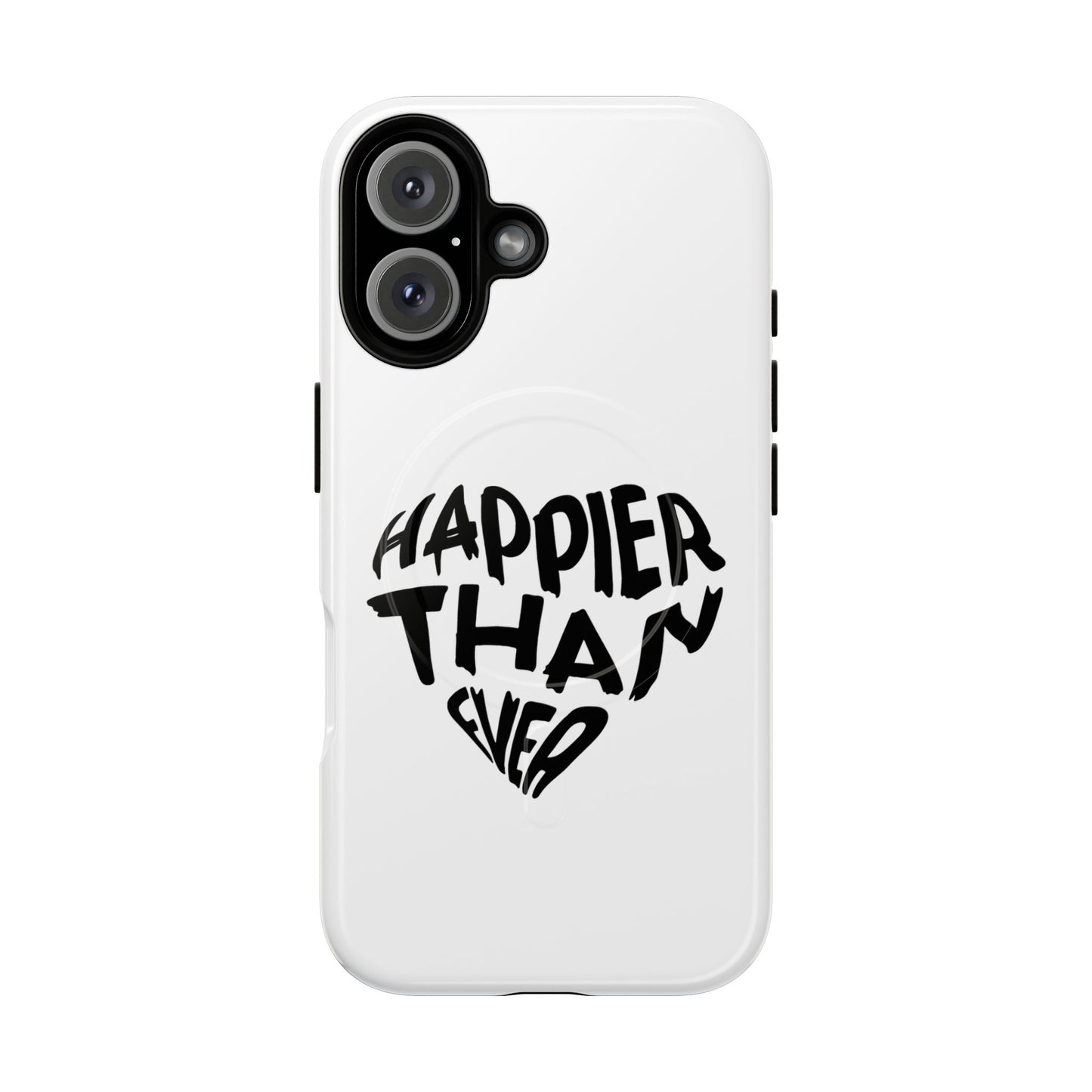 Happier Heart Lettering Tough Magnetic Case