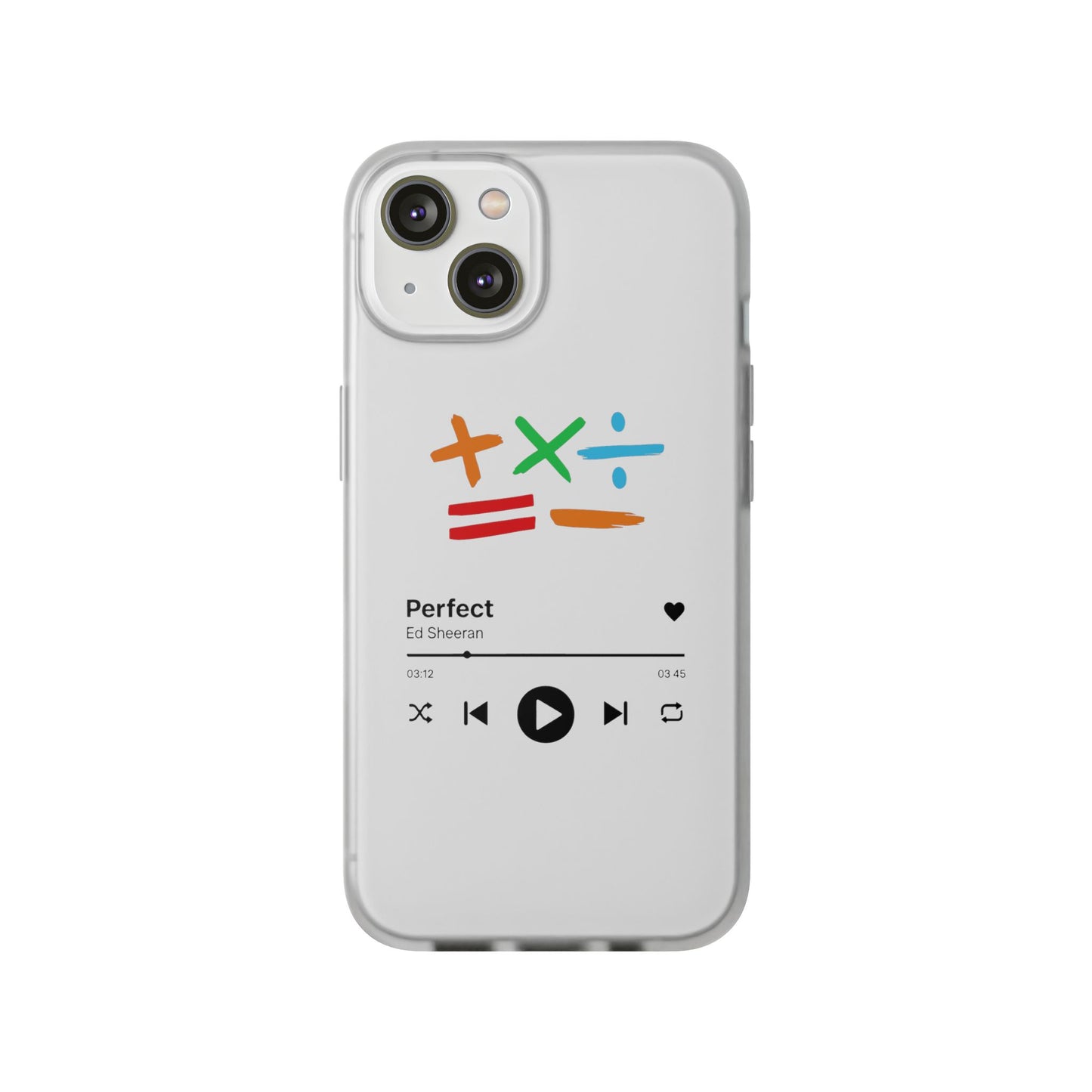 Flexi Case – Ed Sheeran Music Design (iPhone X–16 Pro Max)