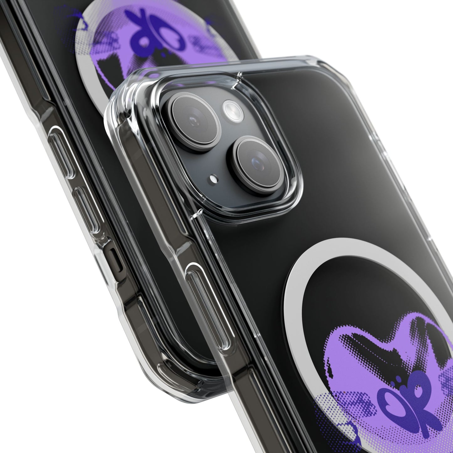 Heart Balloon OR Pop Art Magnetic Clear Impact Case