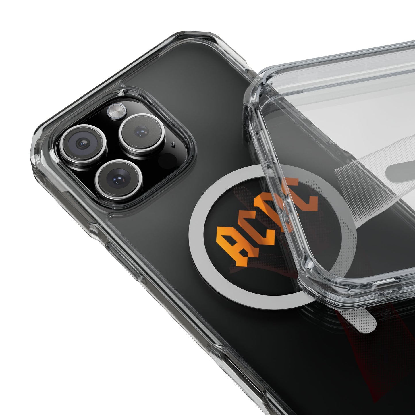 Retro Thunderbolt Magnetic Clear Impact case