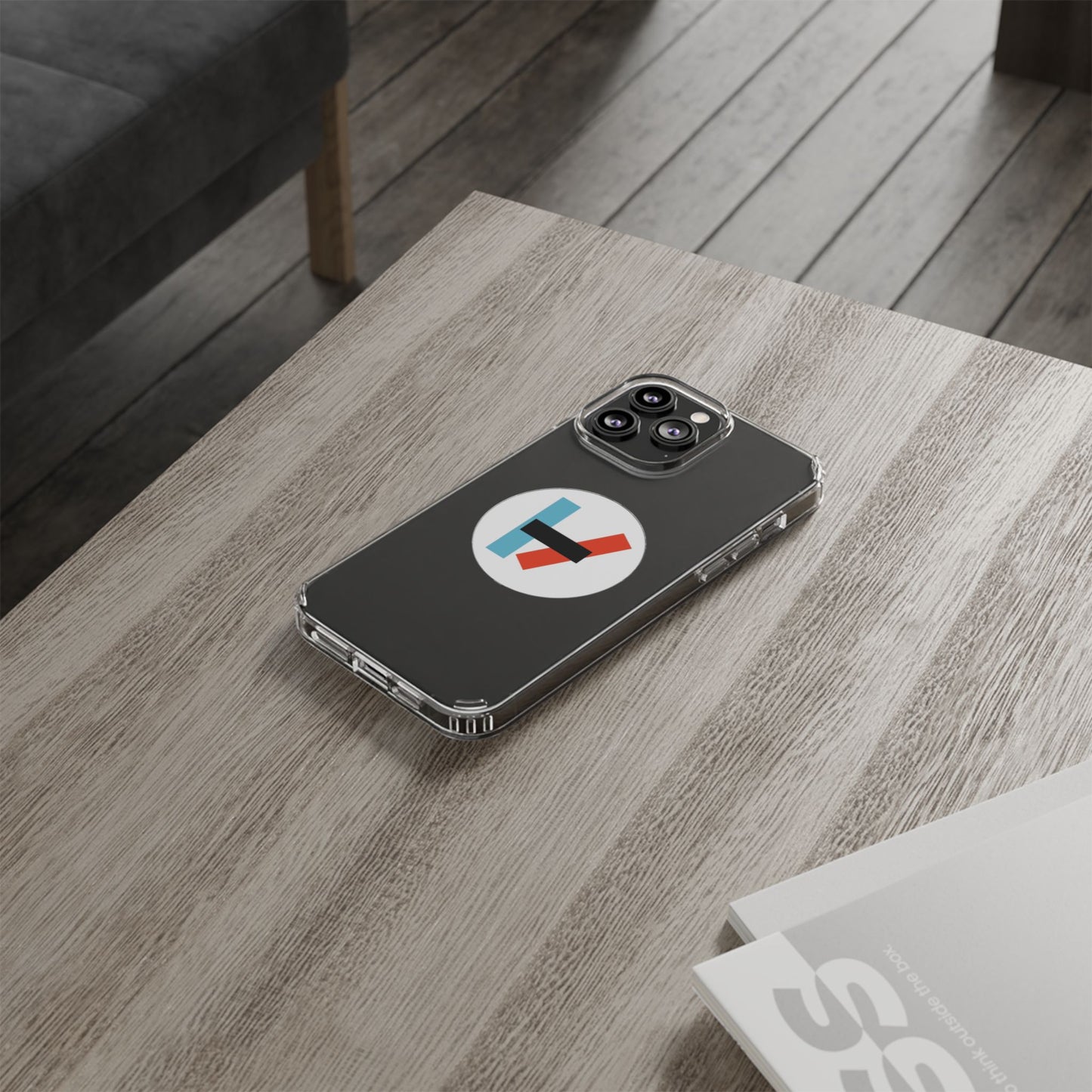 Circle Flame Clear Case