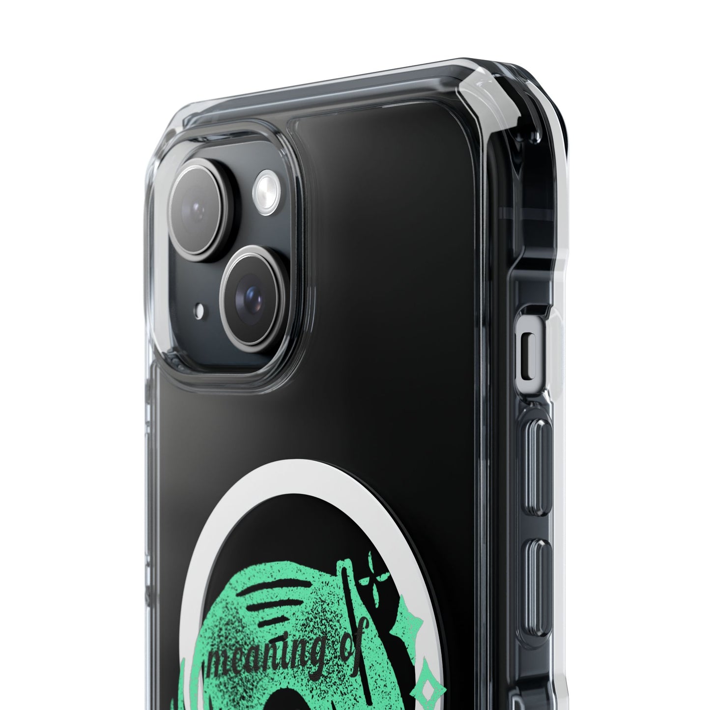 Vinyl Dreams Speak Magnetic clear Impact Case